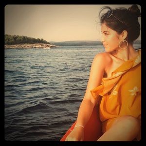 One shoulder summer dress